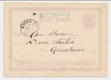 St. Oedenrode - Trein takjestempel Moerdijk - Eindhoven 1871