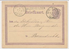 Geldermalsen - Trein takjestempel Utrecht - Boxtel 1876