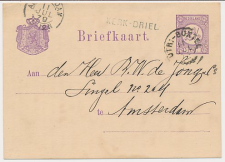 Kerk-Driel - Trein takjestempel Utrecht - Boxtel 1879