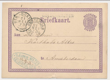 Geldermalsen - Trein takjestempel Utrecht - Boxtel 1873