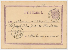 Uitgeest - Trein takjestempel Haarlem - Helder 1876