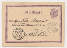 Trein takjestempel Arnhem - Oldenzaal 1873