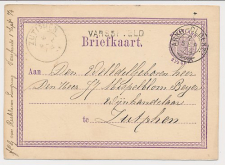 Varsseveld - Trein takjestempel Arnhem - Oldenzaal 1874