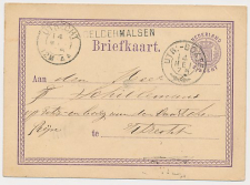 Geldermalsen - Trein takjestempel Utrecht - Boxtel 1875