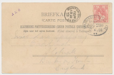 Amersfoort - Trein ovaalstempel  Salzbergen - Oldenzaal 1903