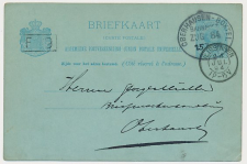 Vlissingen - Trein ovaalstempel  Oberhausen - Boxtel 1894