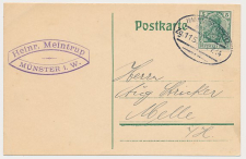 Trein ovaalstempel  Hannover - Boxtel 1914