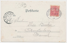 Trein ovaalstempel  Salzbergen - Oldenzaal 1901