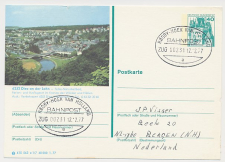 Trein ovaalstempel  Rodby- Hoek van Holland 1977