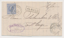 Trein Haltestempel Almelo 1875