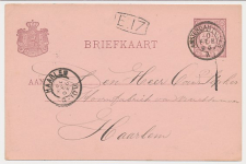 Rinnegom - Trein kleinrondstempel Amsterdam - Helder A 1895