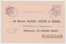 Meppel - Trein kleinrondstempel Groningen - Zutphen E 1891