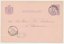 Vierverlaten - Trein kleinrond Harlingen - Nieuwe Schans A 1885