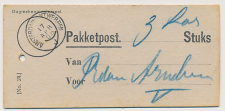 Trein grootrondstempel Amsterdam - Antwerpen J 1908 