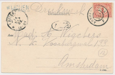 Stationstempel WIJCHEN - Amsterdam 1902