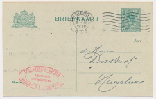 Briefkaart G.90 Particulier bedrukt H.IJ.S.M. 1919 - Achterzijde