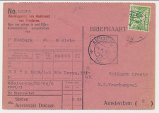 Spoorwegbriefkaart N.S. Amsterdam Doklaan 1931