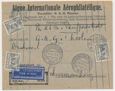 VH H 34 b IJspostvlucht s Gravenhage - Schiermonnikoog 1929
