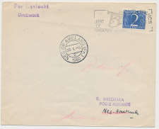 VH H 234 / 235 A IJspostvlucht  Amsterdam - Ameland 1950 v.v.