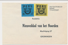 Groningen - Pers Bus brief GADO 25 CT. + 50 CT.