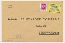 Leeuwarden - FRAM Vrachtzegel 50 ct.