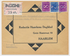 Zandvoort - Haarlem - Vrachtzegel NZH 25 ct.