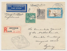 VH C 90 V a Amsterdam - Batavia N.I. - Sydney Australie 1931