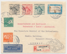 VH C 90 V a-3 Amsterdam - Batavia N.I. - Sydney Australie 1931