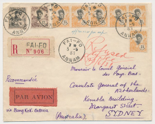 VH C 90 V w Indo-China - Batavia N.I. - Sydney Australie 1931   