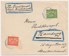 VH ( A 27 a ) Amsterdam - Hamburg Duitsland 1925