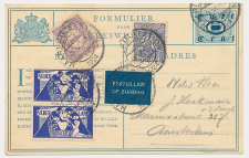 Verhuiskaart G. 2 Haarlem - Amsterdam 1924