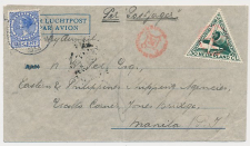 VH B 89 a s Gravenhage - Medan N.I. - Manilla Filipijnen 1933   