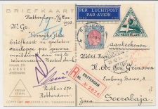 VH B 89 d Rotterdam - Soerabaja Ned. Indie 1933