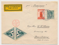 VH B 89 d s Gravenhage - Bandoeng Ned. Indie 1933