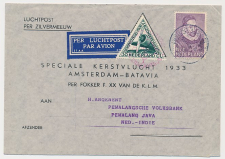 VH B 90 c Amsterdam - Pemalang Ned. Indie 1933