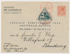 VH B 90 c s Gravenhage - Bandoeng Ned. Indie 1933