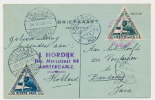 VH B 90 g Amsterdam - Bandoeng Ned. Indie 1933 v.v.