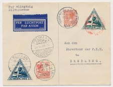 VH B 90 g s Gravenhage - Bandoeng Ned. Indie 1933 v.v.