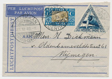 VH B 91 d Batavia Ned. Indie - Nijmegen 1933