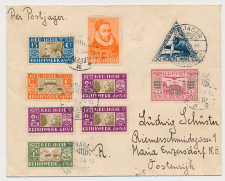 VH B 92 b Ned. Indie - Amsterdam - Frankrijk - Oostenrijk 1933