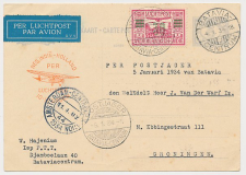 VH B 92 b / o Batavia Ned. Indie - Groningen 1934