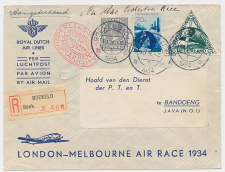 VH B 98 b Boekelo - Bandoeng Ned. Indie 1934