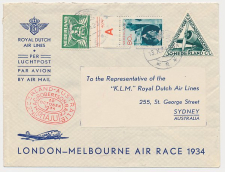VH B 98 d s Hertogenbosch - Sydney Australie 1934