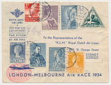 VH B 98 d  Pernis - Sydney Australie 1934