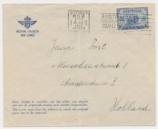 VH B 98 Sydney Australie - Amsterdam 1934