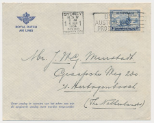 VH B 98 Sydney Australie - s Hertogenbosch 1934