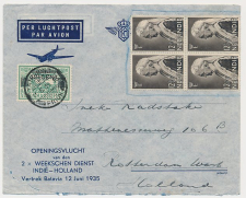 VH B 107 a Tandjong Priok Ned. Indie - Rotterdam 1935