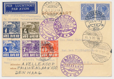 VH B 113 C / C 132 e  s Gravenhage - Tarakan Ned. Indie 1936/37 