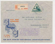 VH B 123 a Arnhem - Bandjermasin Ned. Indie 1937