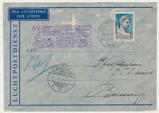 VH B 123 d Groningen - Bandoeng Ned. Indie 1937 v.v.